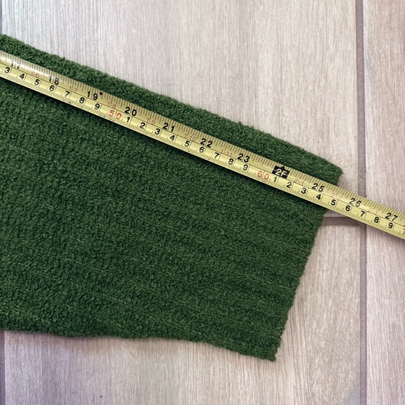 J. Jill Women's Fern Green Cozy Fall Sweater Cable Knit Mock Neck - EUC - 2X - Picture 5 of 9